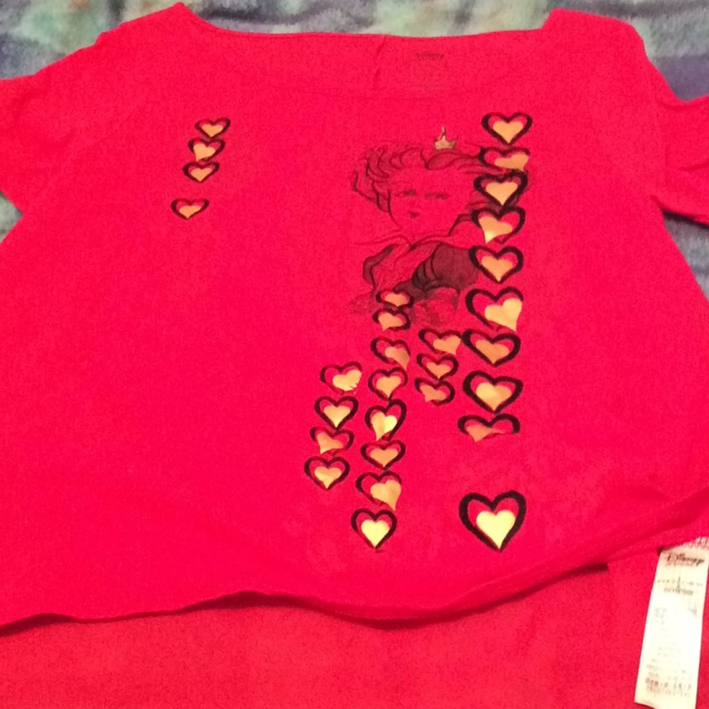 Red Disney blouse